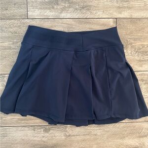 GLDN PNT tennis or pickleball Navy Blue Athletic Skirt with shorts